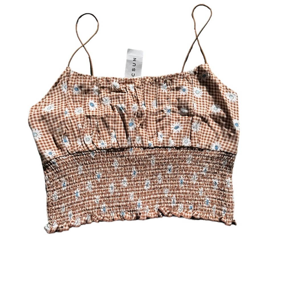 La Hearts tank crop top